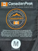 CANADIAN PEAK SOFTSHELL JACKET MINIMAL BLACK WOMEN PRE OWNED M