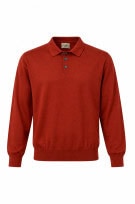 CAMEL ACTIVE POLO COLLAR PULLOVER RED MEN PRE OWNED M