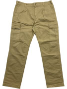 Pantaloni cargo casual utility beige da uomo XXL
