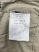 Carhartt Aviation Cargo Pants Workwear Logo Grey Men’s S