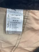 Carhartt Cargo Παντελόνι Workwear Logo Μαύρο Ανδρικό XL