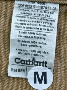 CARHARTT CARPENTER ΣΟΡΤΣ WORKWEAR ΚΑΦΕ ΑΝΤΡΙΚΟ PRE OWNED M