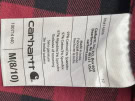CARHARTT CAMICIA FLANELLA WORKWEAR ROSSO DONNA PRE OWNED M