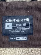 2005 CARHARTT WORKWEAR VEST BROWN MENS PRE OWNED 2XL