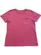 CARHARTT DONNA T SHIRT MINIMAL ROSA PRE OWNED M