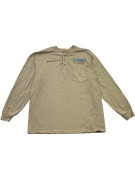 CARHARTT MAGLIA HENLEY MANICHE LUNGHE WORKWEAR BEIGE UOMO PRE OWNED L