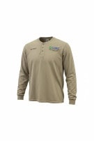 CARHARTT MAGLIA HENLEY MANICHE LUNGHE WORKWEAR BEIGE UOMO PRE OWNED L