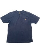 CARHARTT HENLEY ΜΠΛΟΥΖΑ WORKWEAR NAVY ΑΝΤΡΙΚΟ PRE OWNED M