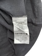 CARHARTT HENLEY T-SHIRT CON LOGO NERO UNISEX XL