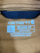 CARHARTT HOODIE STREETWEAR BROWN MEN PRE OWNED L