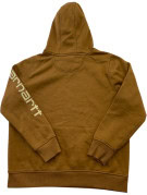 CARHARTT HOODIE STREETWEAR BROWN MEN PRE OWNED L