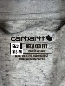 CARHARTT HOODIE STREETWEAR ΓΚΡΙ ΑΝΤΡΙΚΟ PRE OWNED M