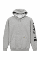 CARHARTT FELPA CON CAPPUCCIO STREETWEAR GRIGIO UOMO PRE OWNED S