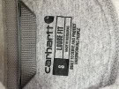 CARHARTT FELPA CON CAPPUCCIO STREETWEAR GRIGIO UOMO PRE OWNED S