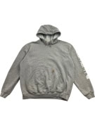 CARHARTT HOODIE STREETWEAR GREY UNISEX PRE OWNED L