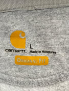 CARHARTT HOODIE STREETWEAR GREY UNISEX PRE OWNED L
