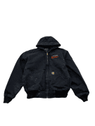 2010 CARHARTT FELPA CON CAPPUCCIO WORKWEAR NERA UOMO PRE OWNED XL