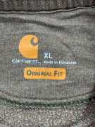 CARHARTT FELPA CON CAPPUCCIO WORKWEAR OLIVE UOMO PRE OWNED XL