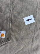 CARHARTT FELPA CON CAPPUCCIO WORKWEAR OLIVE UOMO PRE OWNED XL