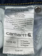 CARHARTT JEANS SLIM FIT BOOT CUT ΜΠΛΕ UNISEX L
