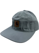CARHARTT ΚΑΠΕΛΟ JOCKEY VINTAGE STYLE LEATHER LOGO PATCH ΓΚΡΙ UNISEX ONE SIZE
