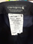CARHARTT ΚΑΠΕΛΟ JOCKEY VINTAGE STYLE LEATHER LOGO PATCH ΜΠΛΕ UNISEX ONE SIZE