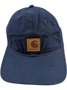 CARHARTT ΚΑΠΕΛΟ JOCKEY VINTAGE STYLE LEATHER LOGO PATCH ΜΠΛΕ UNISEX ONE SIZE