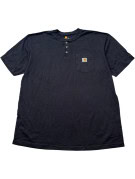 CARHARTT ΚΟΝΤΟΜΑΝΙΚΟ HENLEY WORKWEAR ΜΑΥΡΟ ΑΝΤΡΙΚΟ PRE OWNED XL