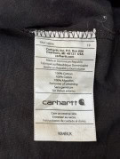 CARHARTT ΚΟΝΤΟΜΑΝΙΚΟ HENLEY WORKWEAR ΜΑΥΡΟ ΑΝΤΡΙΚΟ PRE OWNED XL