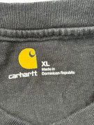CARHARTT ΚΟΝΤΟΜΑΝΙΚΟ HENLEY WORKWEAR ΜΑΥΡΟ ΑΝΤΡΙΚΟ PRE OWNED XL