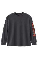 CARHARTT LONG SLEEVE TEE GRAPHIC CHARCOAL ΑΝΤΡΙΚΟ PRE OWNED XL