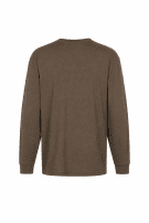 CARHARTT LONG SLEEVE TEE MINIMAL BROWN MEN PRE OWNED 2XL