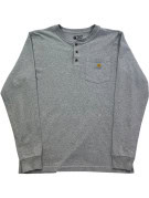 CARHARTT LONGSLEEVE MINIMAL ΓΚΡΙ ΑΝΤΡΙΚΟ PRE OWNED M