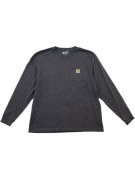 CARHARTT MAGLIA A MANICHE LUNGHE WORKWEAR GRIGIO CHARCOAL UOMO PRE OWNED M