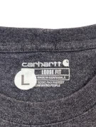 CARHARTT MAGLIA A MANICHE LUNGHE WORKWEAR GRIGIO CHARCOAL UOMO PRE OWNED M