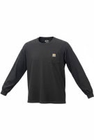 CARHARTT MAGLIA MANICA LUNGA WORKWEAR FADED BLACK UOMO PRE OWNED L