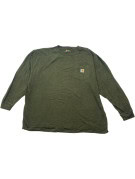 CARHARTT LONG SLEEVE TEE WORKWEAR OLIVE MENS PRE OWNED XXL