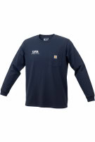 CARHARTT ΜΑΚΡΥΜΑΝΙΚΗ ΜΠΛΟΥΖΑ WORKWEAR ΣΚΟΥΡΟ ΜΠΛΕ UNISEX PRE OWNED M