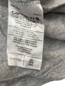 CARHARTT T SHIRT MANICA LUNGA WORKWEAR GRIGIO UOMO PRE OWNED XXL