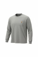 CARHARTT T SHIRT MANICA LUNGA WORKWEAR GRIGIO UOMO PRE OWNED XXL