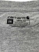 CARHARTT T SHIRT MANICA LUNGA WORKWEAR GRIGIO UOMO PRE OWNED XXL
