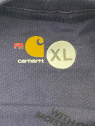 CARHARTT T SHIRT MANICA LUNGA WORKWEAR NAVY UOMO PRE OWNED XL