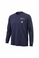 CARHARTT T SHIRT MANICA LUNGA WORKWEAR NAVY UOMO PRE OWNED XL