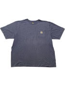 CARHARTT T SHIRT WASHED BLU GRIGIO UOMO PRE OWNED XXL
