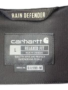 CARHARTT SOFTSHELL JACKET MINIMAL BLACK MEN PRE OWNED L