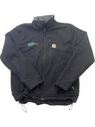 CARHARTT SOFTSHELL JACKET MINIMAL BLACK MEN PRE OWNED L