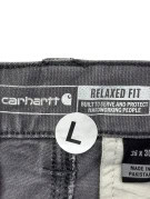 CARHARTT ΠΑΝΤΕΛΟΝΙ CARGO WORKWEAR FADED CHARCOAL ΑΝΤΡΙΚΟ PRE OWNED L