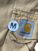 CARHARTT PANTALONI CARGO WORKWEAR BEIGE UOMO PRE OWNED M