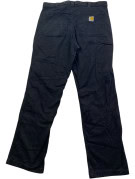 CARHARTT CARPENTER PANTS WORKWEAR BLACK MENS PRE OWNED L