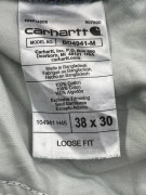 CARHARTT ΠΑΝΤΕΛΟΝΙ JEANS LOOSE FIT LOGO ΜΠΛΕ UNISEX XXL